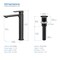 Kibi Tender-T Single Handle Bathroom Vessel Sink Faucet with Pop Up Drain C-KBF1020MB-KPW101MB - alternate 7